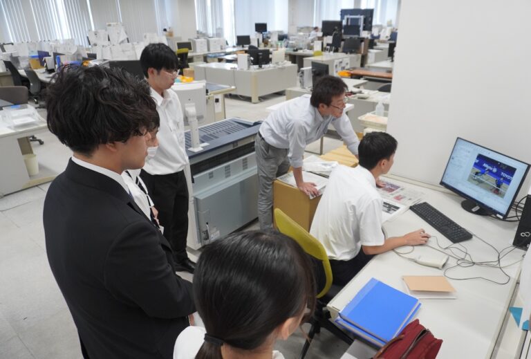 福井新聞社のインターンシップイメージ